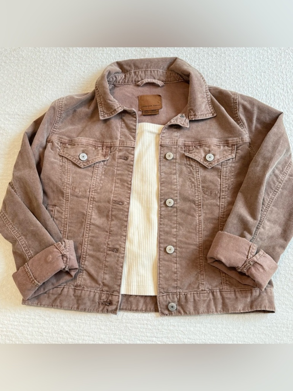 American Eagle Outfitters Brown Corduroy Jacket